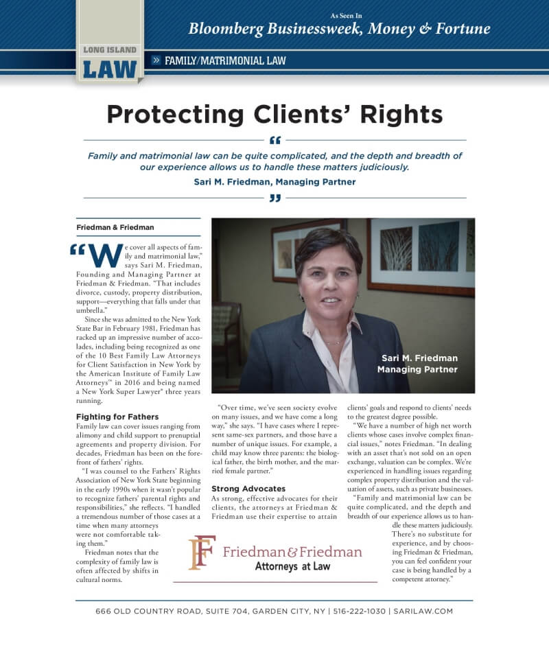 Long Island Law Magazine Article